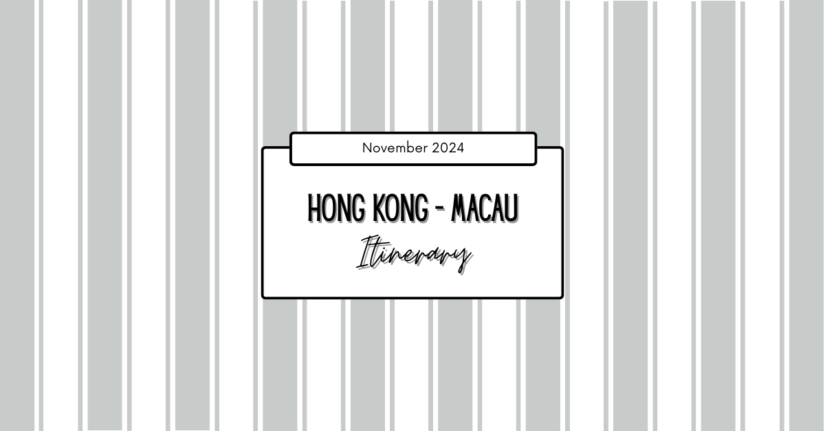 6 Days in Hong Kong and Macau: A Complete Travel Guide with Must-See Attractions